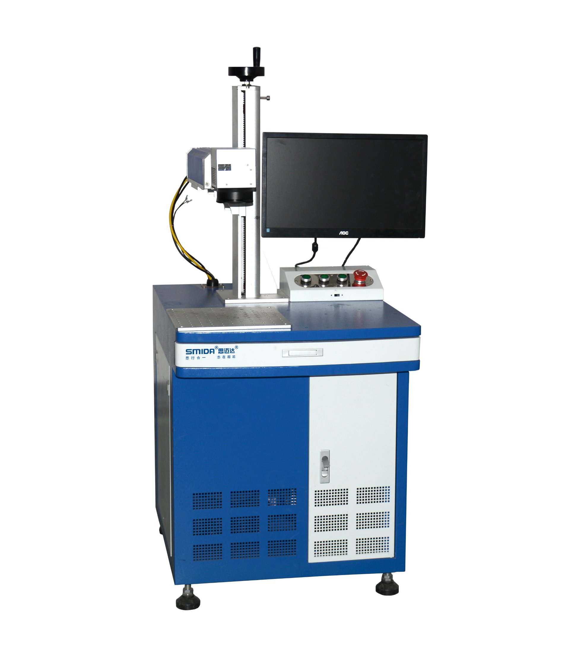 Outomatiese vesel laser merk masjien